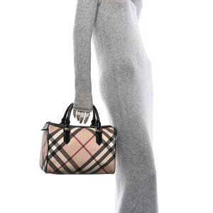 Classic Authentic Burberry Handbag with Dust Cover